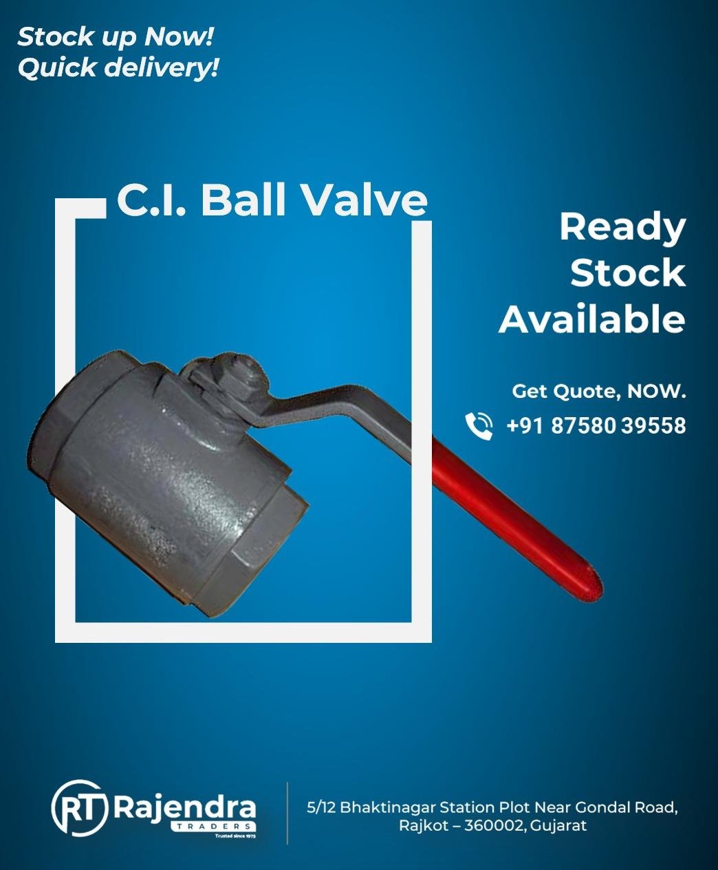 C.I. BALL VALVE