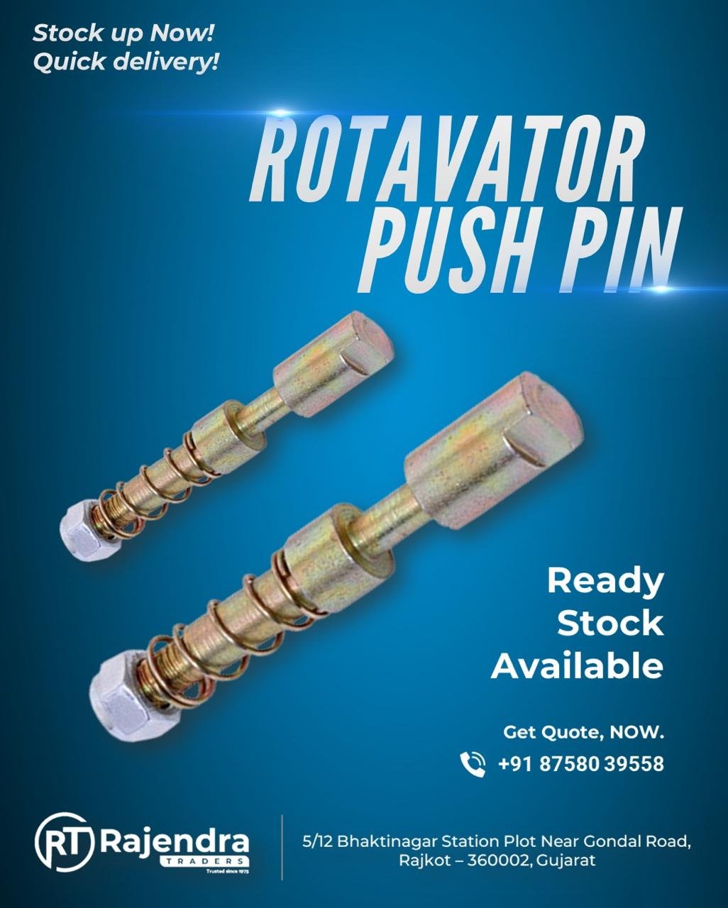 ROTAVATOR PUSH PINS